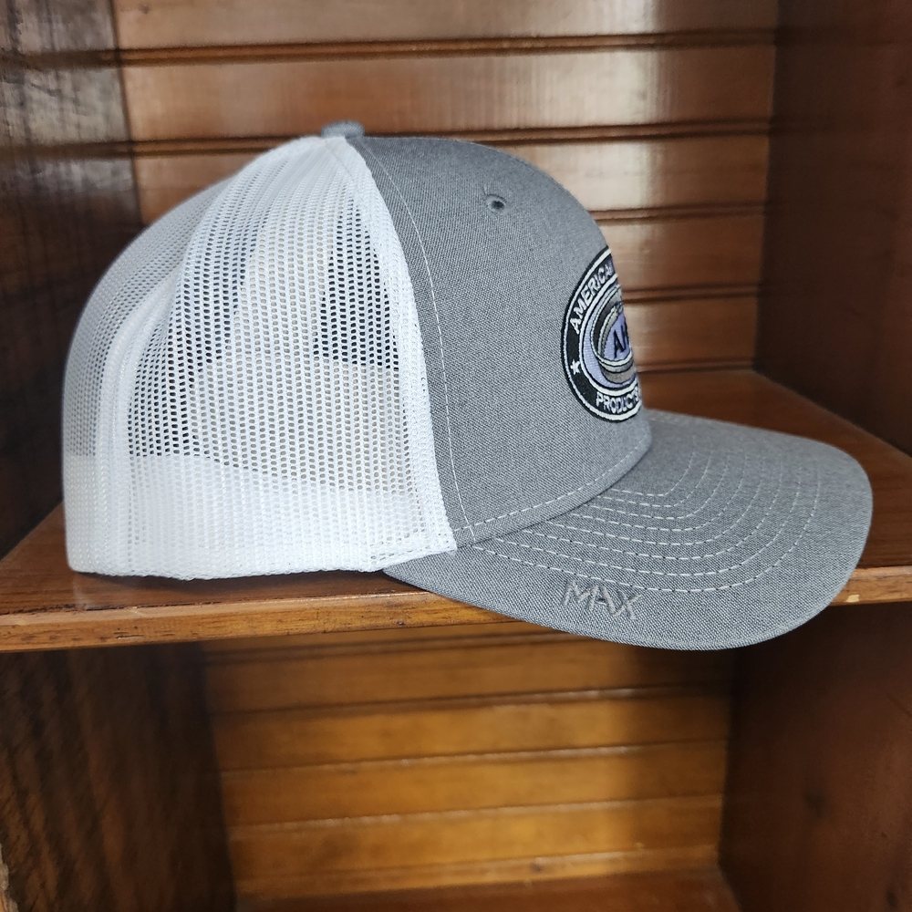Gray and White AHP Baseball Cap - Picture 2 of 5